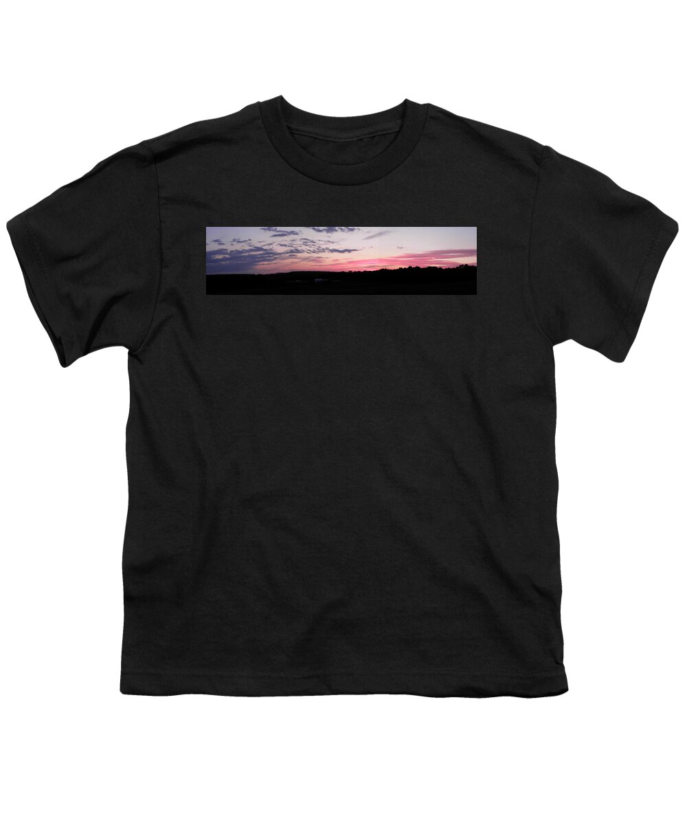 Sunset Youth T-Shirt featuring the photograph Sunset Sky Forever by Kim Galluzzo