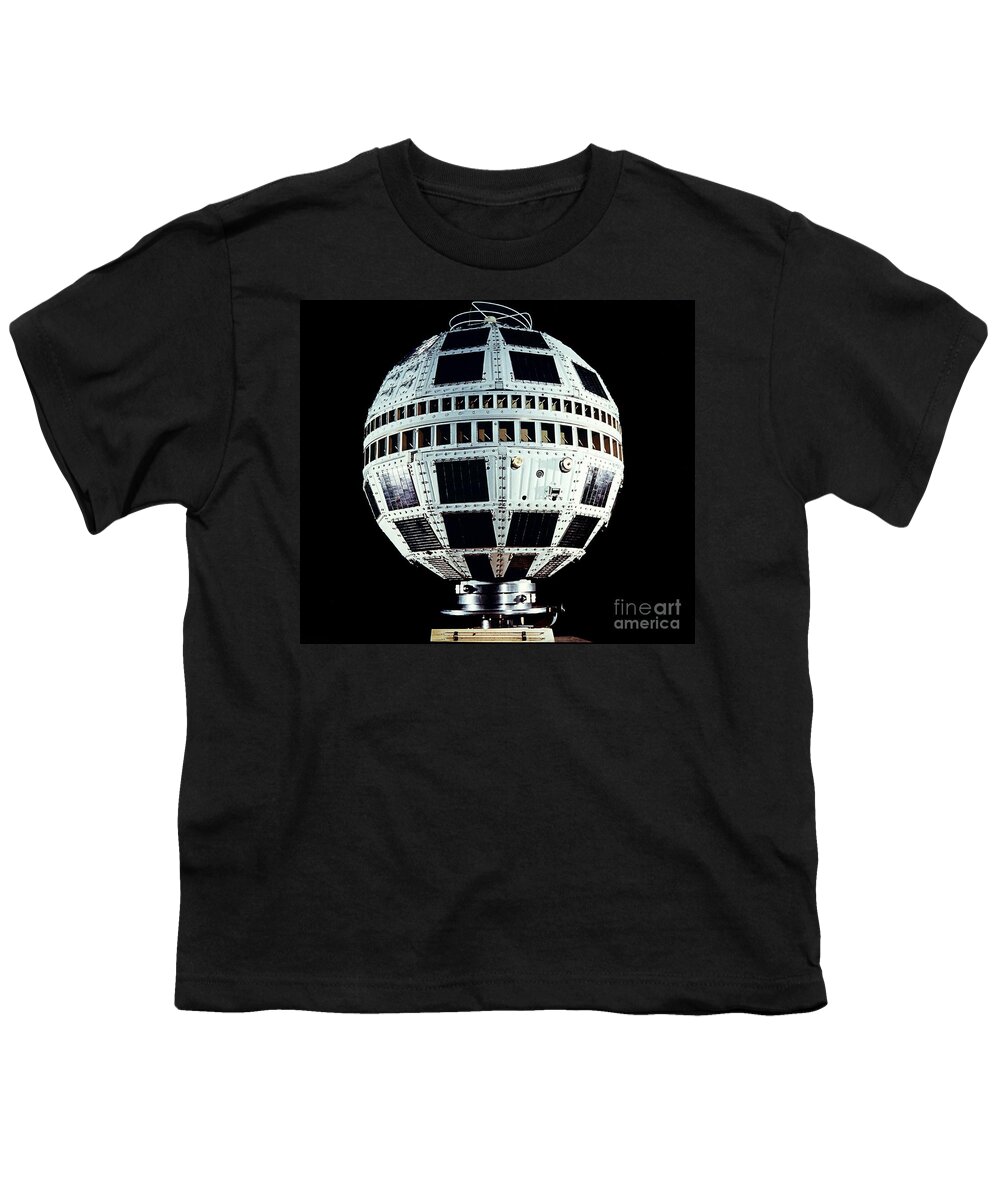 Communication Youth T-Shirt featuring the photograph Telstar 1 Before Launch by Alcatel-Lucent/Bell Labs