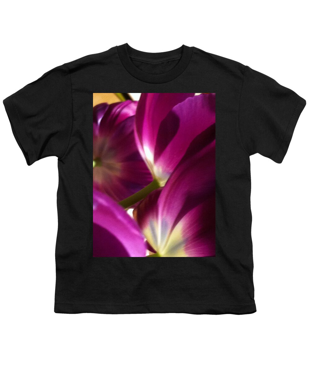 Tulips Youth T-Shirt featuring the photograph Tulip Weave by Kathy Corday