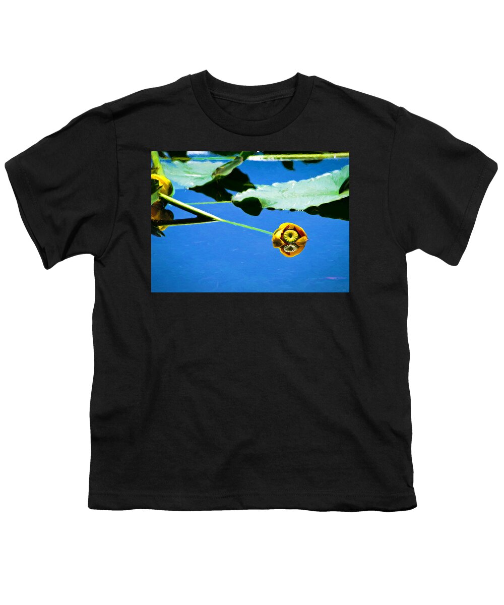 Lily Youth T-Shirt featuring the photograph Floating Lily #2 by Greg Norrell