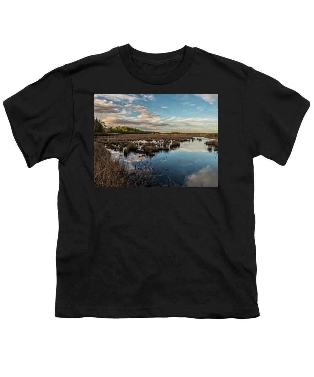  Youth T-Shirt featuring the photograph Franklin Parker Preserve Landscape #1 by Louis Dallara