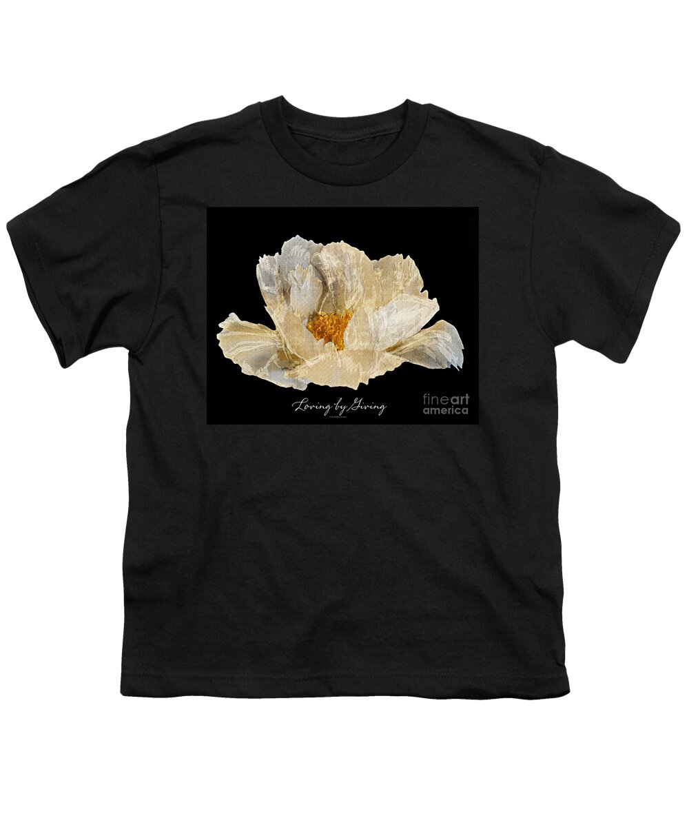 Diane Berry Youth T-Shirt featuring the photograph Paper Peony #1 by Diane E Berry