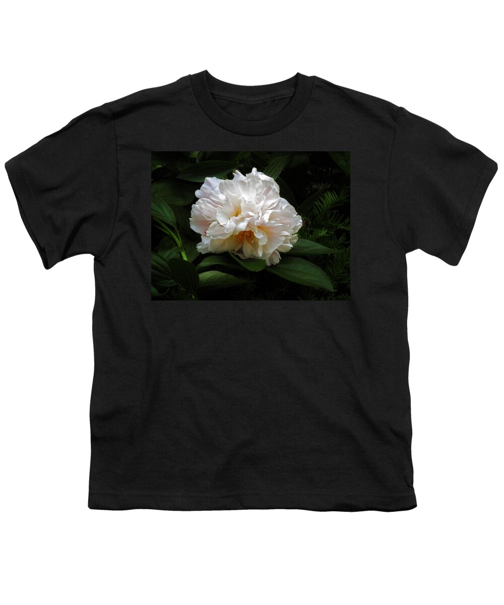 Flower Youth T-Shirt featuring the photograph Peony Petals #1 by Jessica Jenney