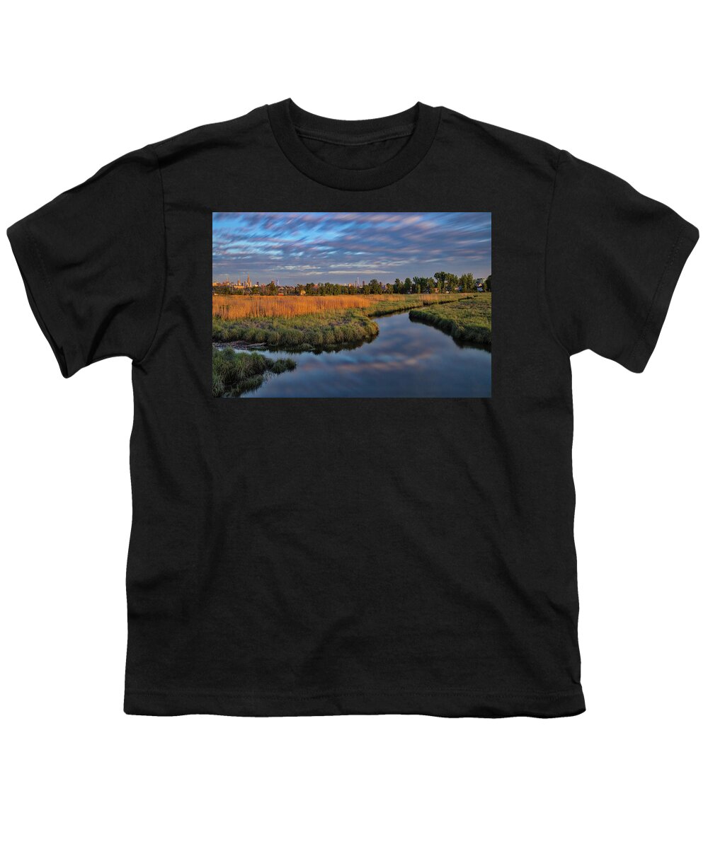 Secaucus Youth T-Shirt featuring the photograph Secaucus Greenway Trail NJ #1 by Susan Candelario