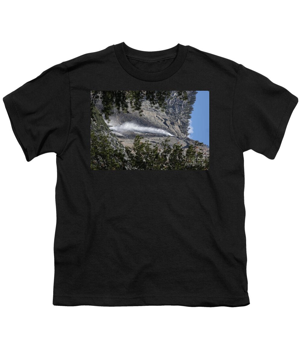 Yosemite Youth T-Shirt featuring the photograph Yosemite Falls #1 by Chuck Kuhn