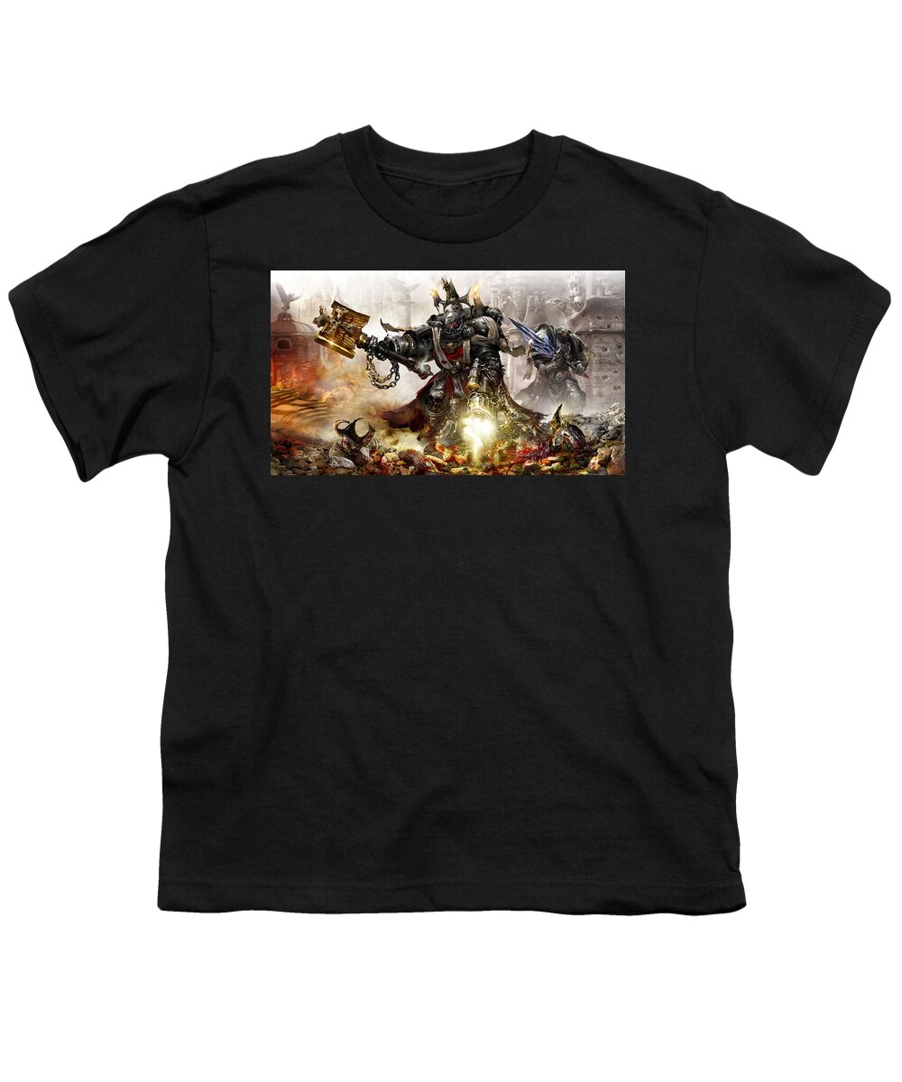 Warhammer Youth T-Shirt featuring the digital art Warhammer #10 by Super Lovely
