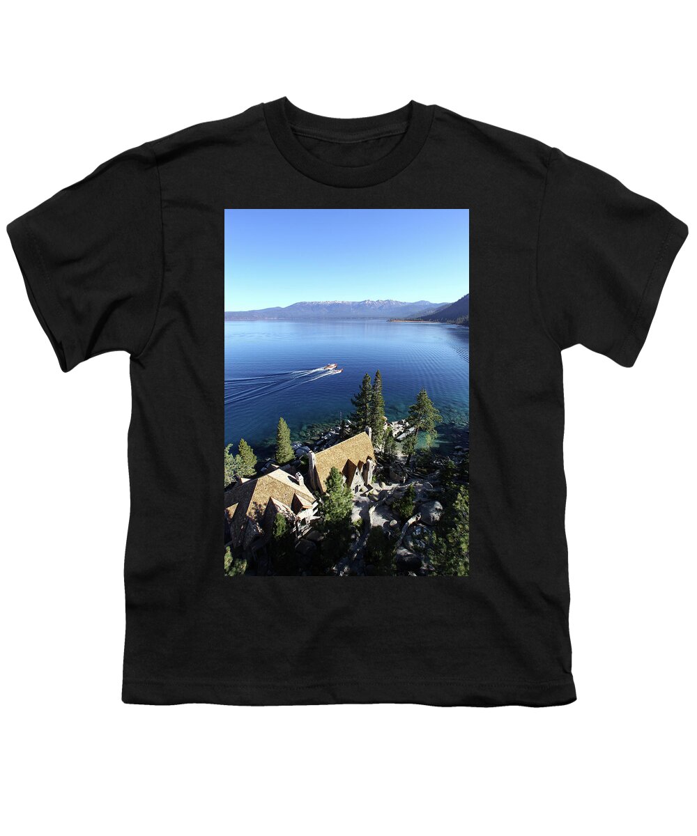 Aerial Youth T-Shirt featuring the photograph Thunderbird Lodge #15 by Steven Lapkin