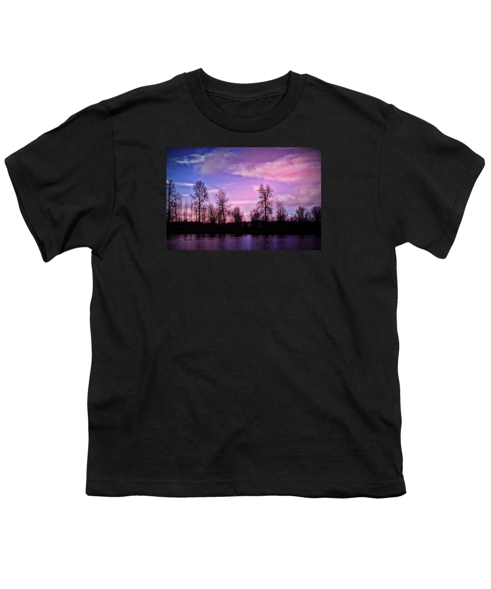 Pink Youth T-Shirt featuring the photograph Pink Dawn by Bonnie Bruno