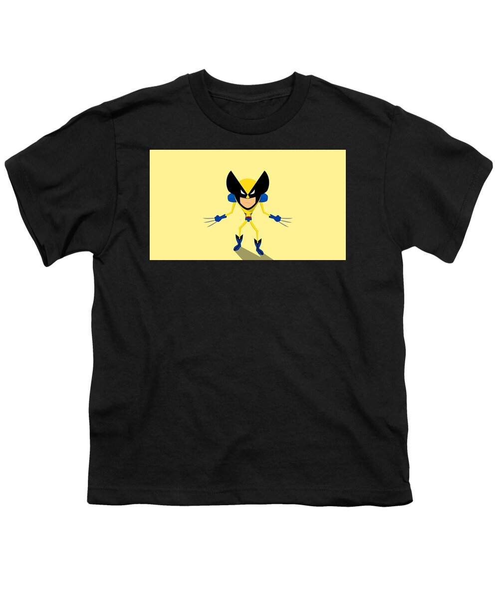 Wolverine Youth T-Shirt featuring the digital art Wolverine #2 by Maye Loeser