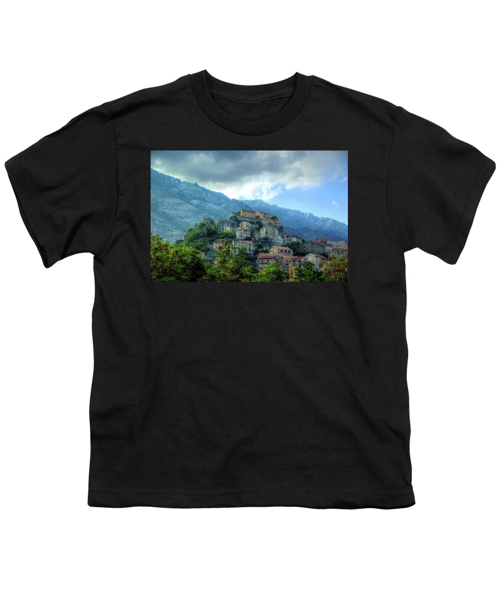 Corsica Youth T-Shirt featuring the photograph Corsica, France #23 by Paul James Bannerman
