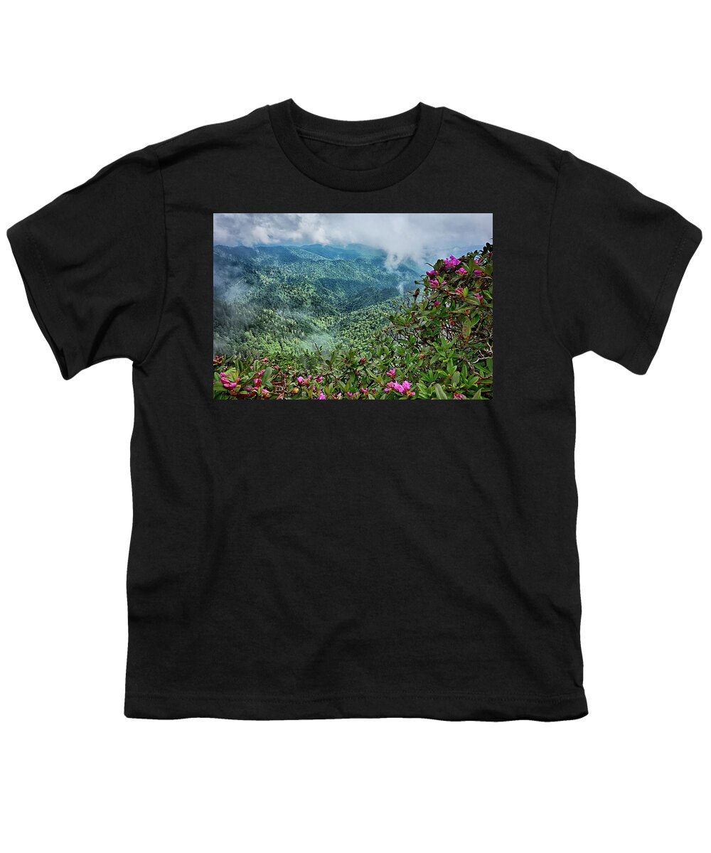 Trail Youth T-Shirt featuring the photograph Scenes Along Appalachian Trail In Great Smoky Mountains #23 by Alex Grichenko