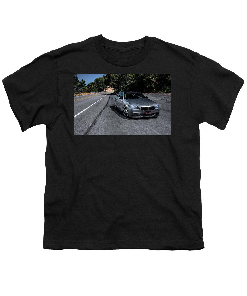 Bmw Youth T-Shirt featuring the digital art BMW #25 by Super Lovely