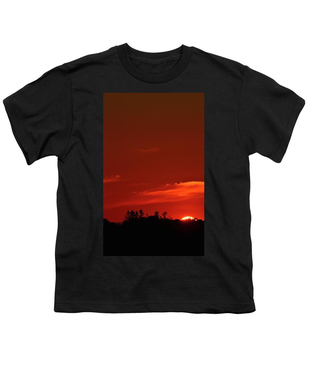 Abstract Youth T-Shirt featuring the photograph End Of The Day #3 by Lyle Crump
