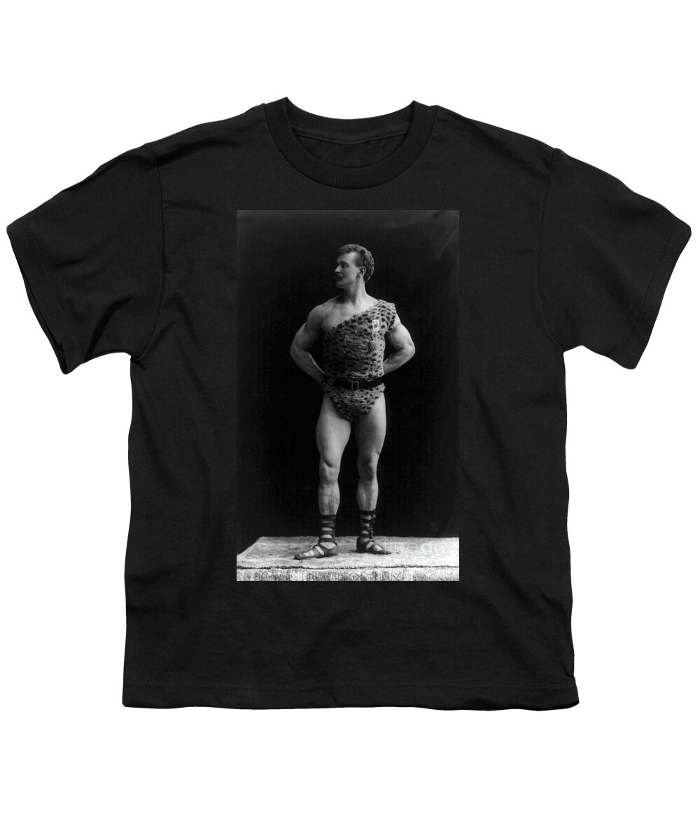 Erotica Youth T-Shirt featuring the photograph Eugen Sandow, Father Of Modern #3 by Science Source