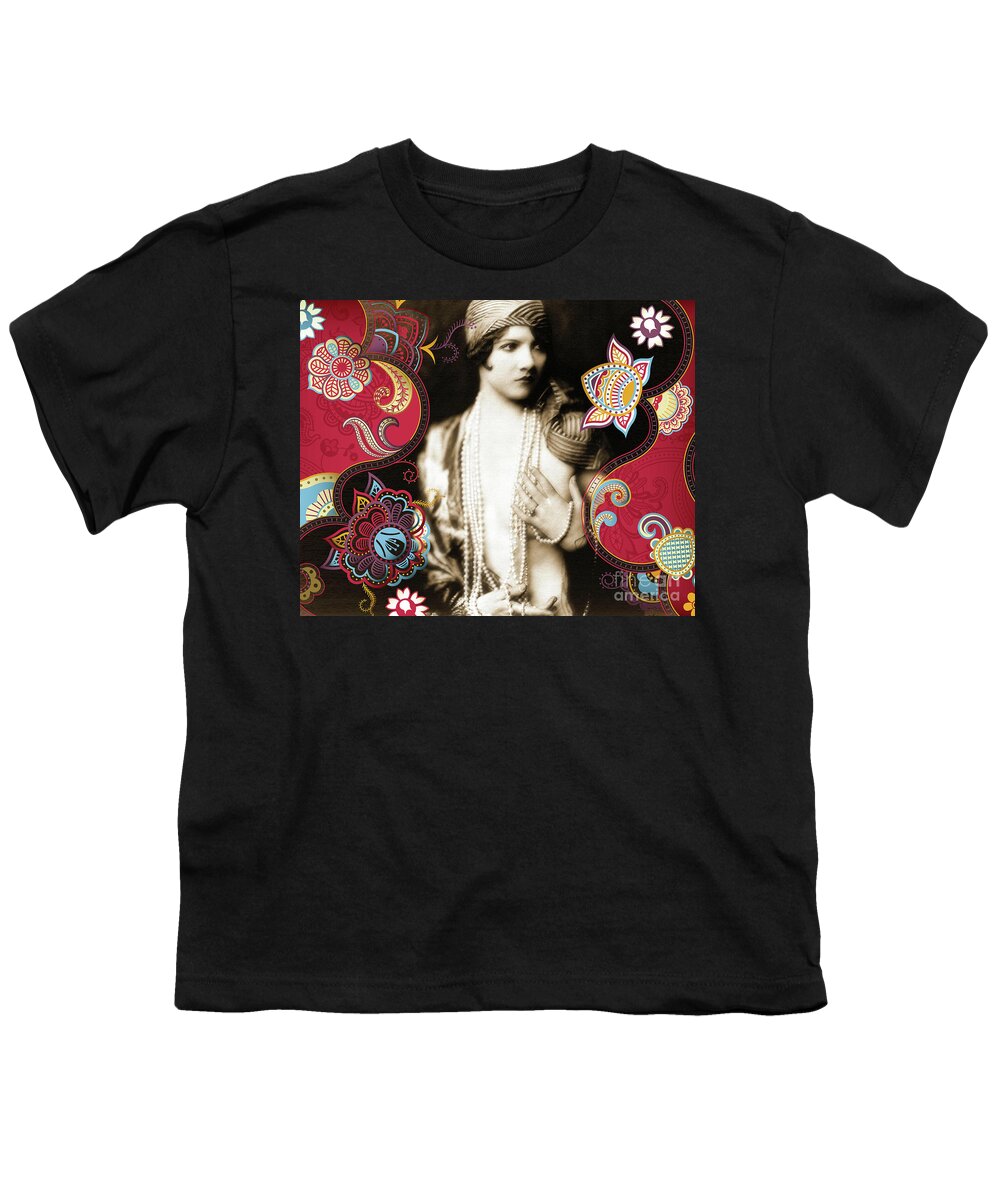 Nostalgic Seduction Youth T-Shirt featuring the photograph Nostalgic Seduction Goddess by Chris Andruskiewicz