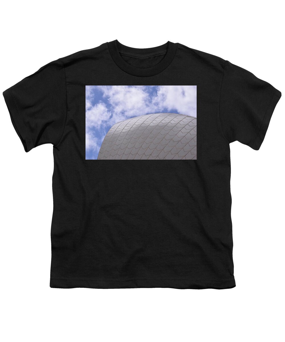 Sydney Youth T-Shirt featuring the photograph Sydney Opera House Roof Detail by Sandy Taylor