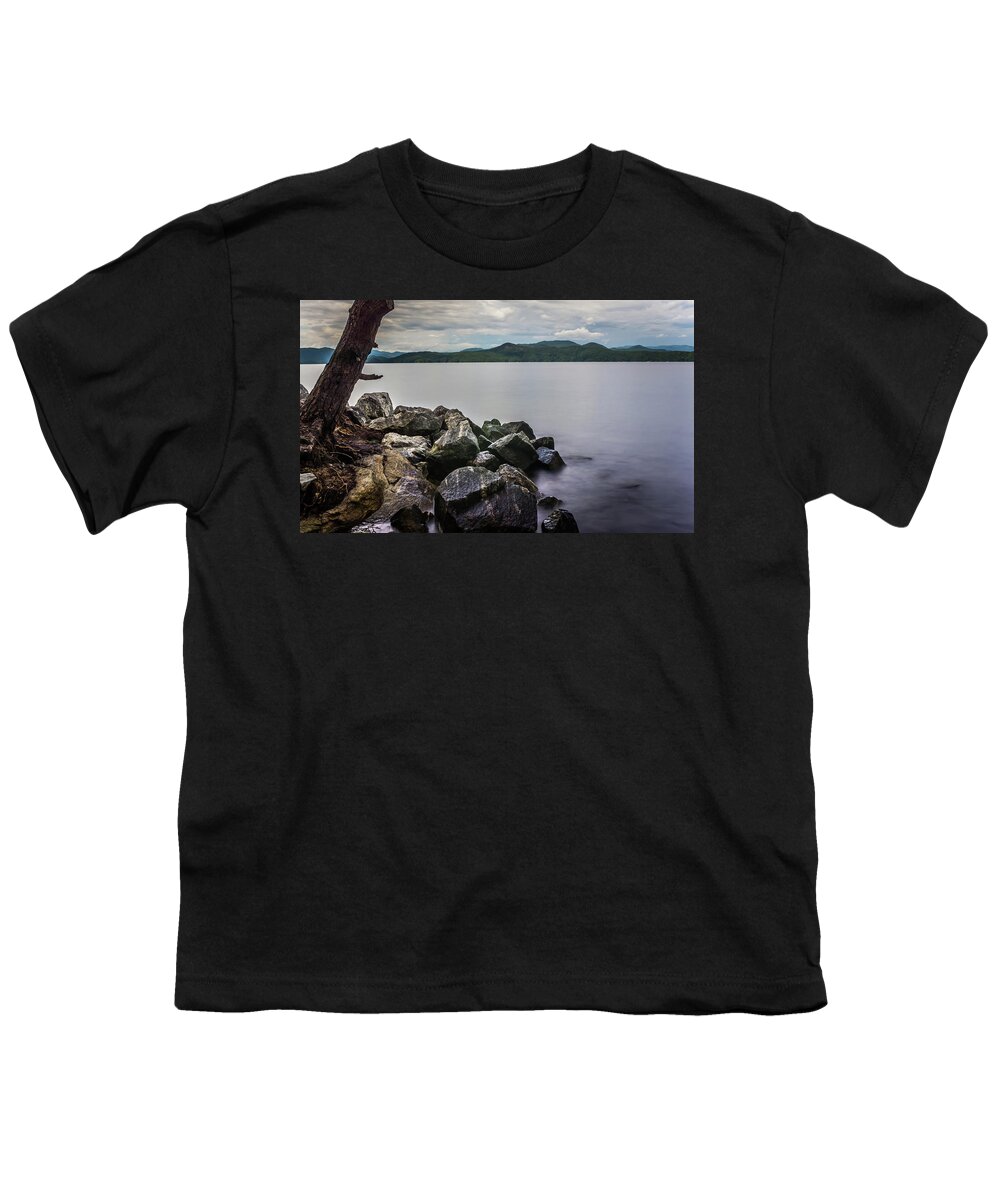 Scenery Youth T-Shirt featuring the photograph Scenery around lake jocasse gorge #35 by Alex Grichenko