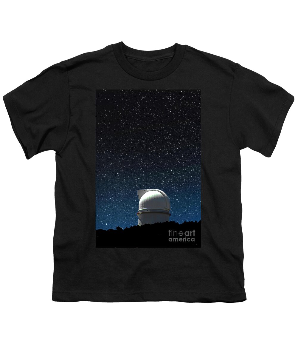 Telescope Youth T-Shirt featuring the photograph Harlan J. Smith Telescope #5 by Larry Landolfi