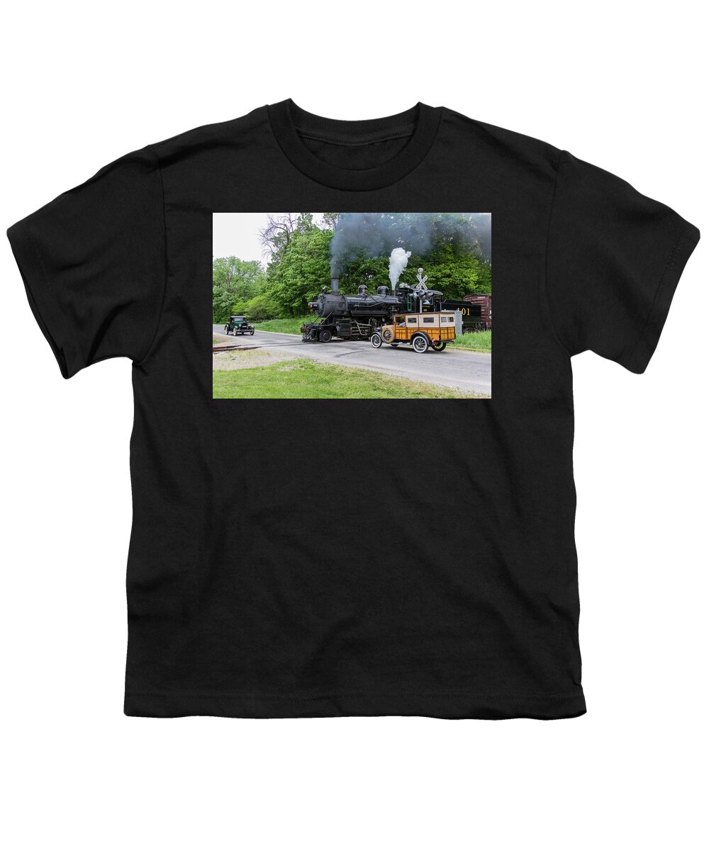  Youth T-Shirt featuring the photograph 51718-10 by Steelrails Photography