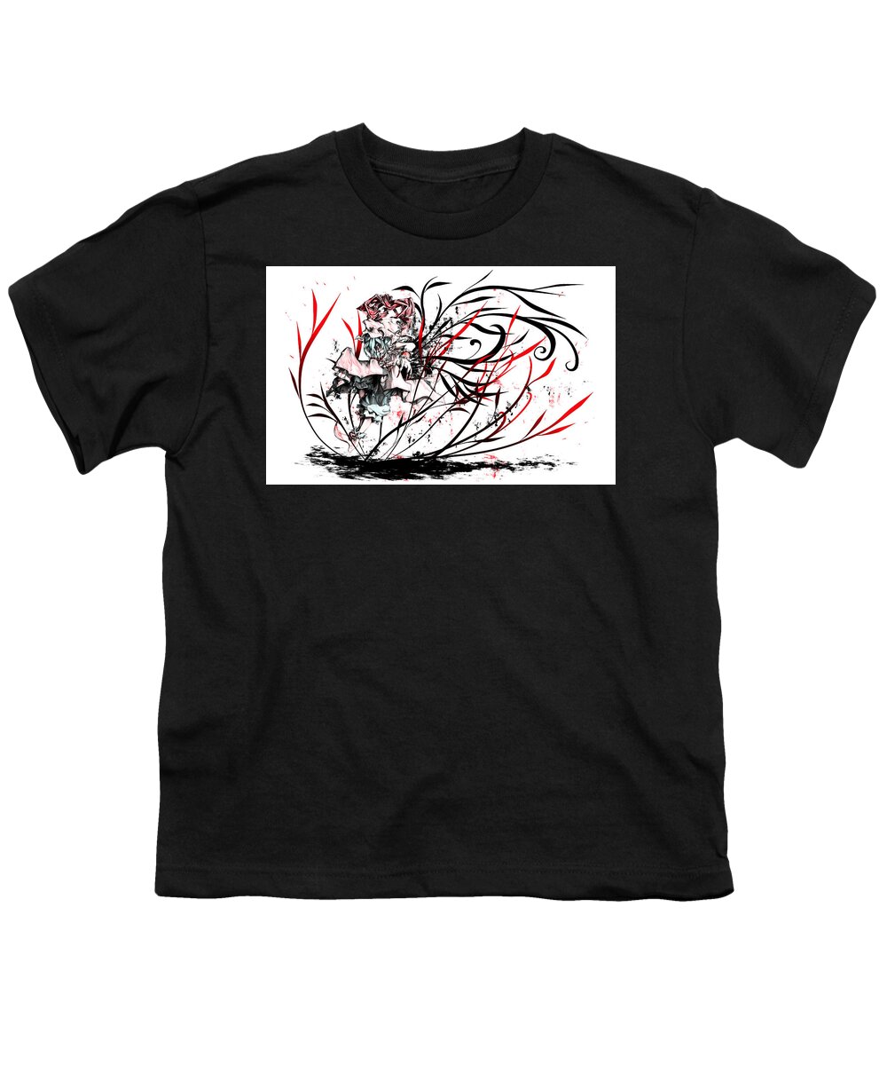 Touhou Youth T-Shirt featuring the digital art Touhou #66 by Super Lovely