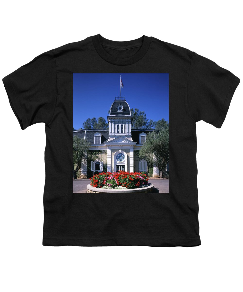 Spring Mountain Vineyard Youth T-Shirt featuring the photograph 6B6370 Falcon Crest Set by Ed Cooper Photography