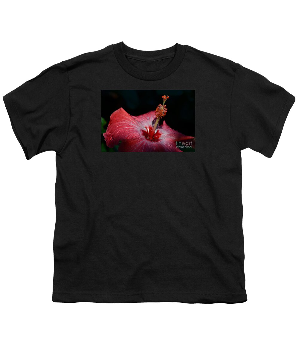  Youth T-Shirt featuring the photograph 9- Hibiscus by Joseph Keane