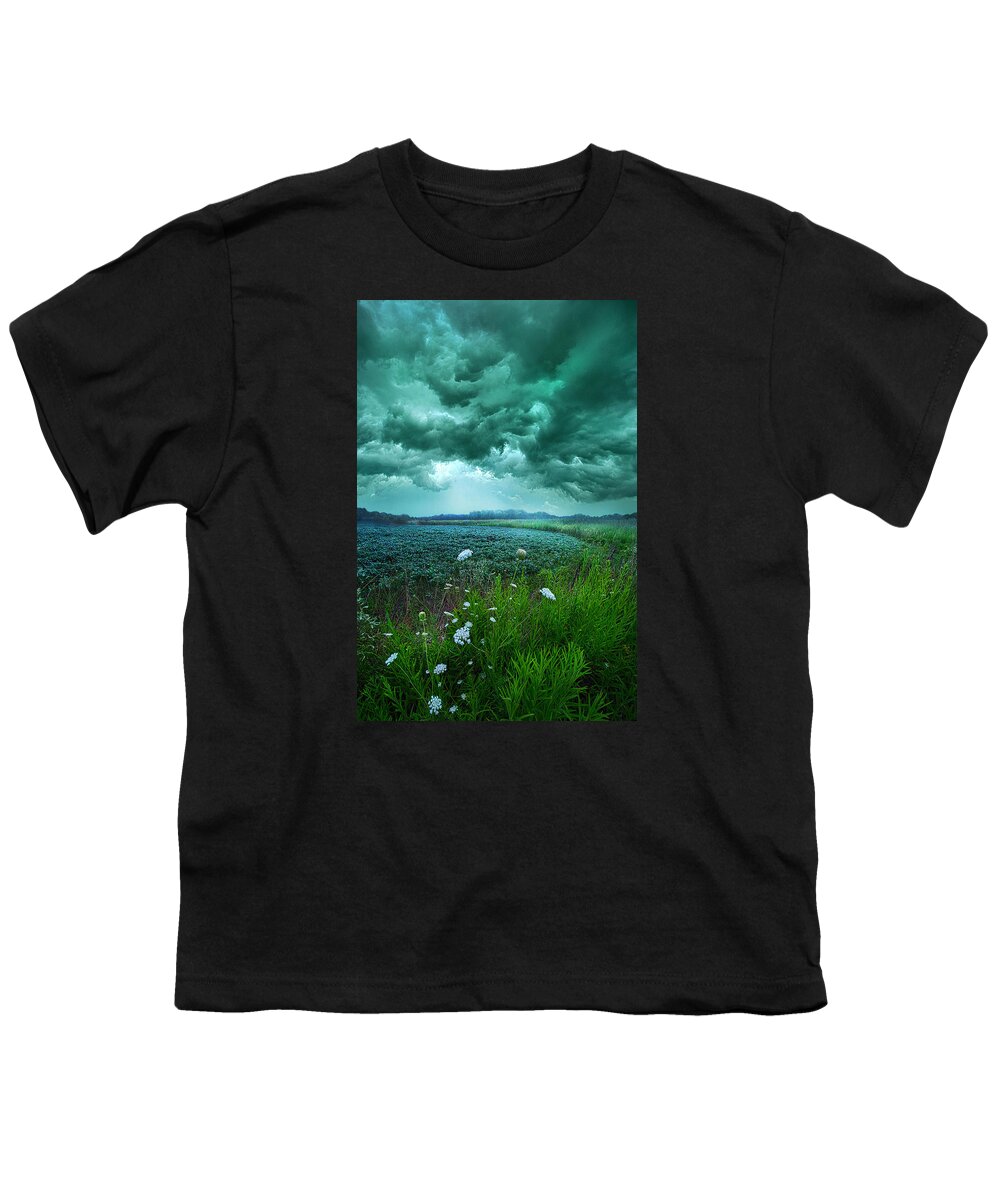 Storm Youth T-Shirt featuring the photograph A Dark Day by Phil Koch