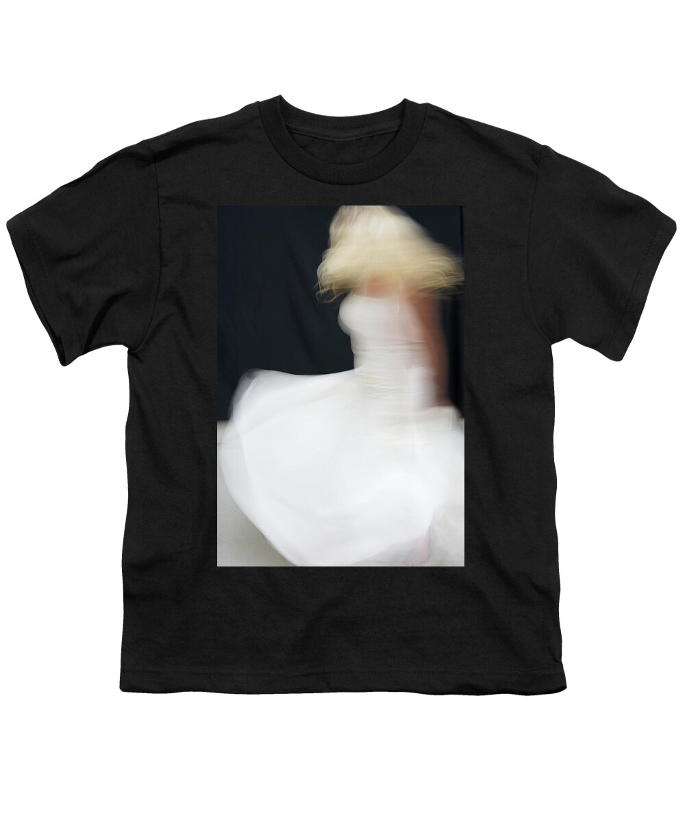 Dance Youth T-Shirt featuring the photograph A Dance in White #1215 by Raymond Magnani