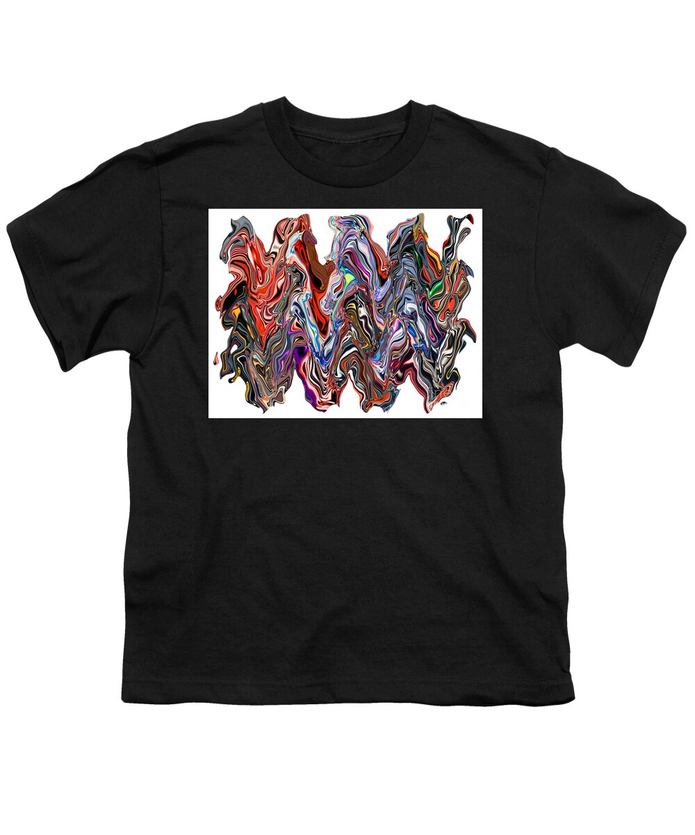 Motion Youth T-Shirt featuring the digital art A Little Bit of This and a Little Bit of That by Jim Fitzpatrick