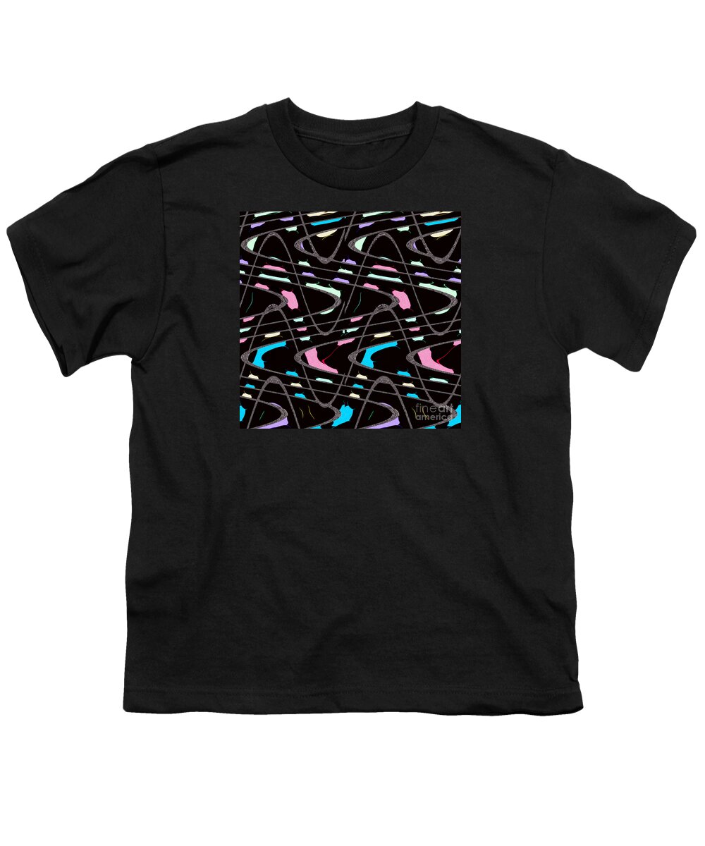 Abstract Youth T-Shirt featuring the photograph Abstract Expressway of All Sorts by Nina Silver