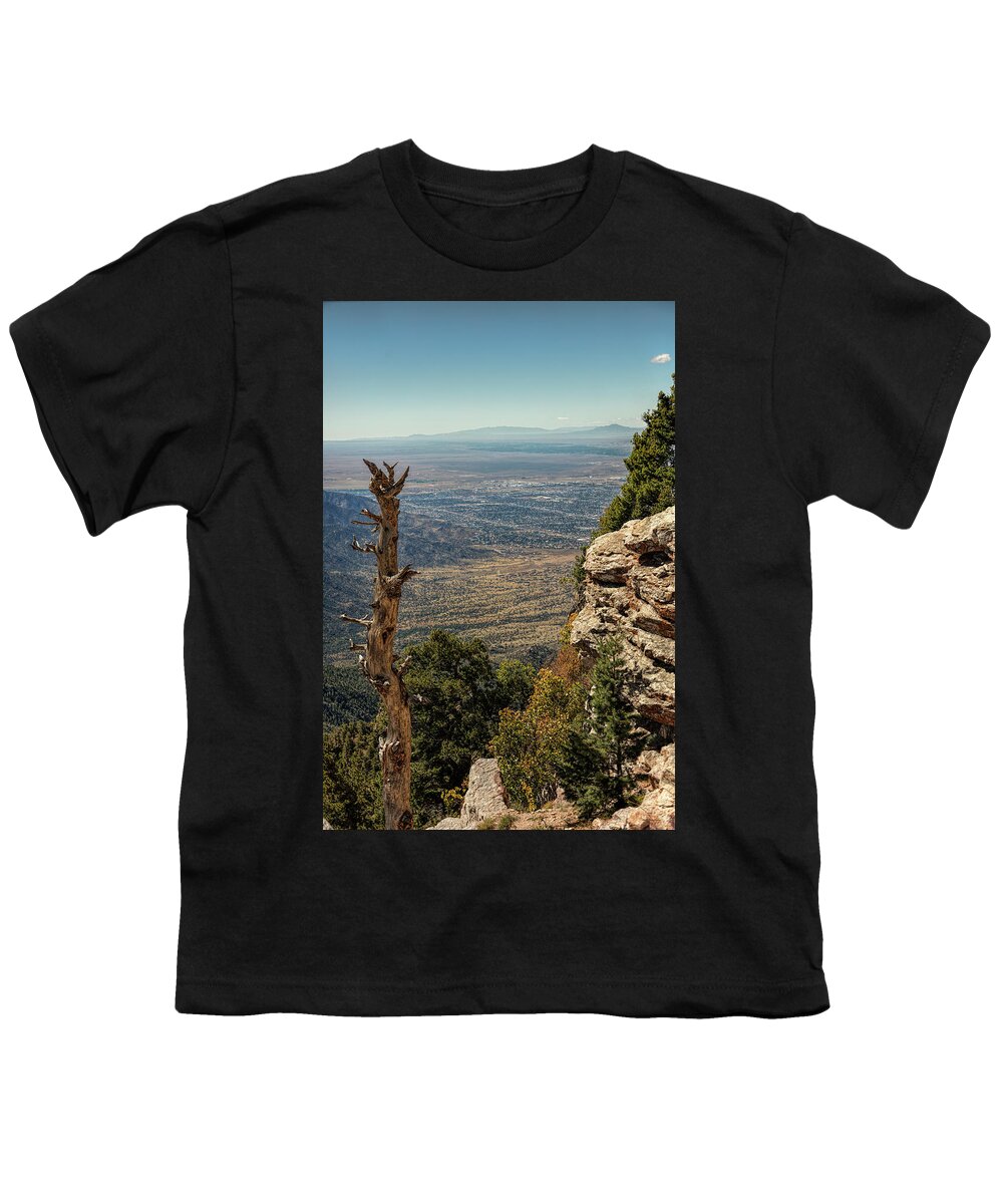 Landscape Youth T-Shirt featuring the photograph Albuquerque Overlook by Michael McKenney