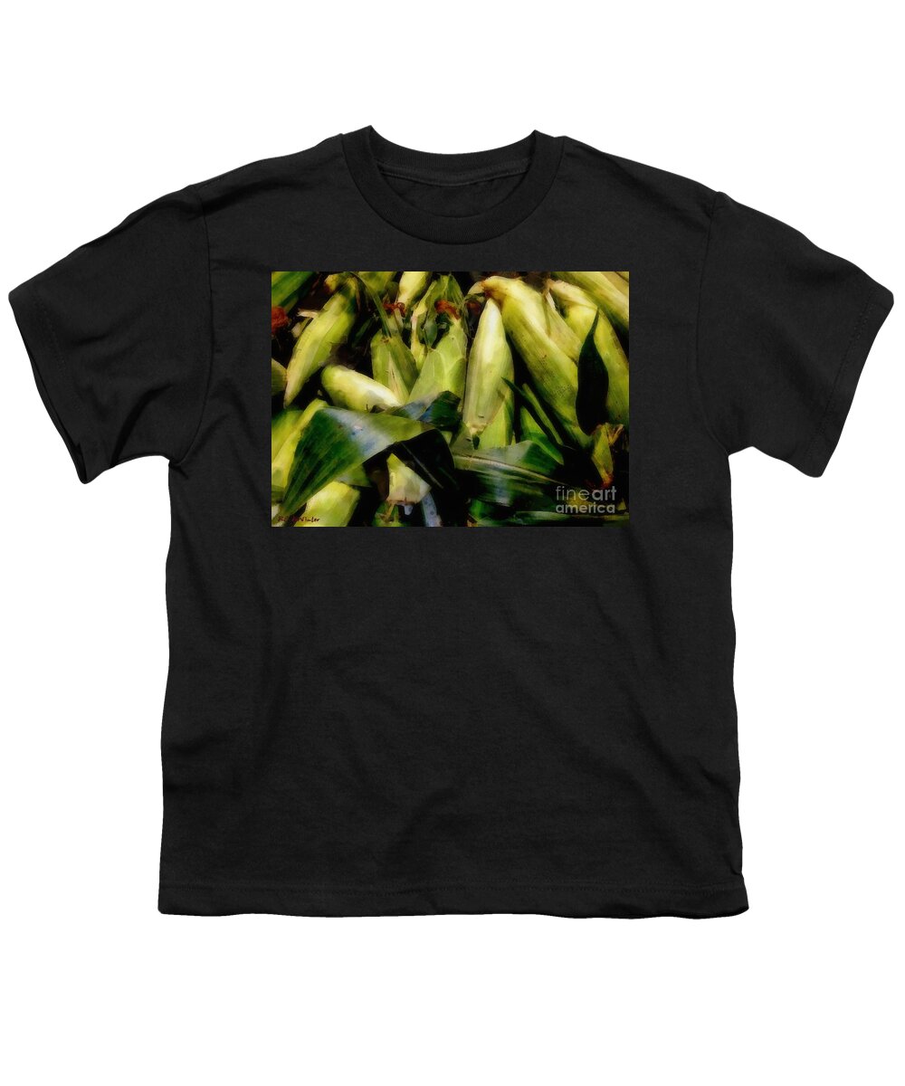 Cob Youth T-Shirt featuring the painting Amaizeing by RC DeWinter