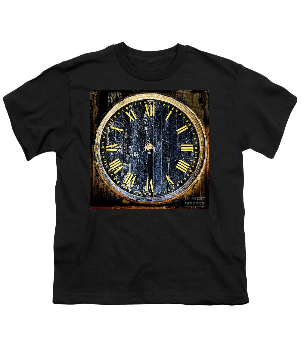 Antique Youth T-Shirt featuring the photograph Antique Bell Tower Clock by Olivier Le Queinec