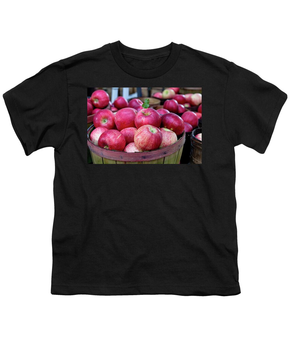 Apples Youth T-Shirt featuring the photograph Apples Apples Apples by Teri Virbickis