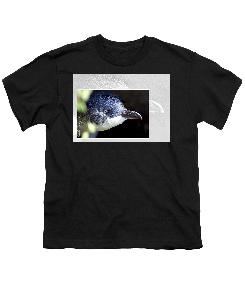 Animal Youth T-Shirt featuring the photograph Australian Wildlife - Little Penguin by Holly Kempe