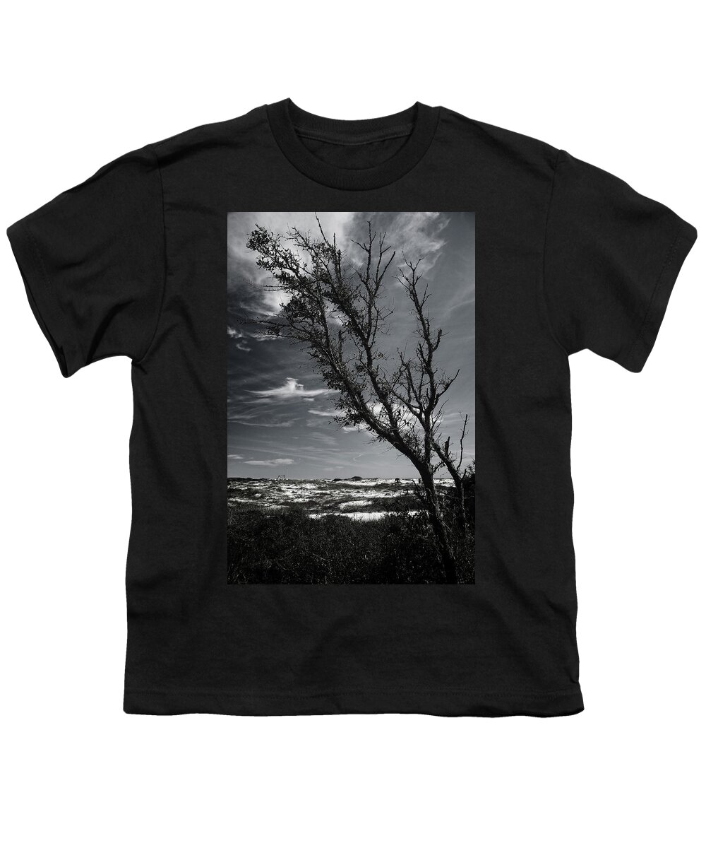 Sand Youth T-Shirt featuring the photograph Beach Tree by George Taylor
