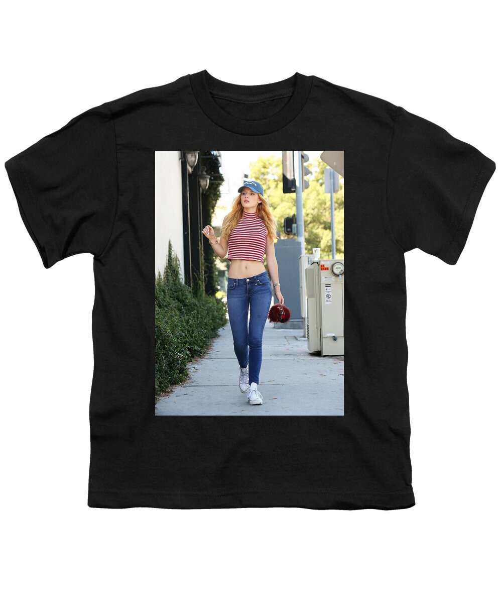 Bella Thorne Youth T-Shirt featuring the photograph Bella Thorne by Jackie Russo
