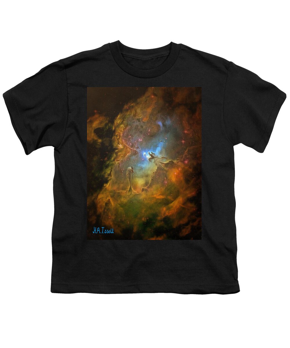 Universe Youth T-Shirt featuring the digital art Beyond the Sky by Humphrey Isselt