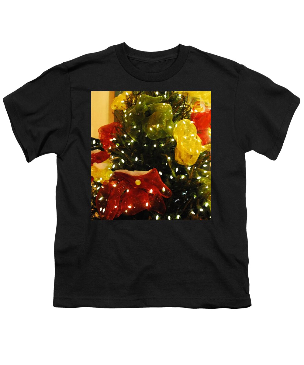 Bows Youth T-Shirt featuring the photograph Big Tree Bows by Jacqueline M Lewis