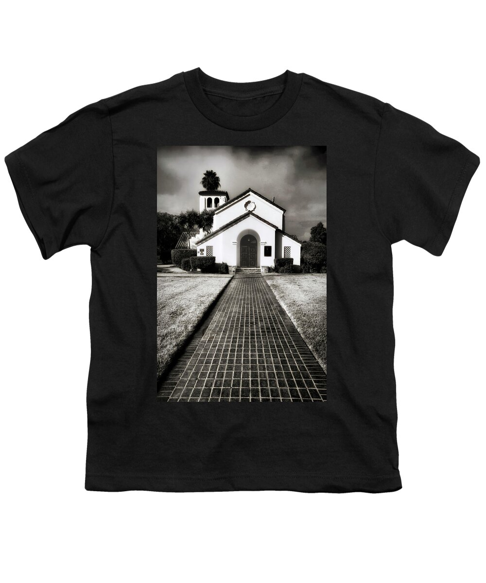 Chapel Youth T-Shirt featuring the photograph Bob Hope Memorial Chapel by Joseph Hollingsworth