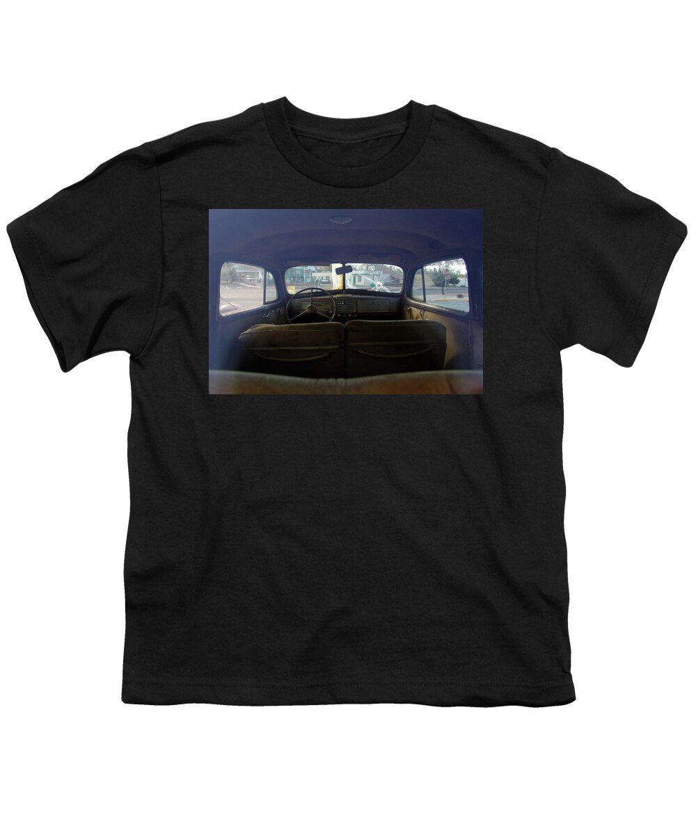 Classic Cars Youth T-Shirt featuring the photograph Bonnie and Clyde by Carol Milisen