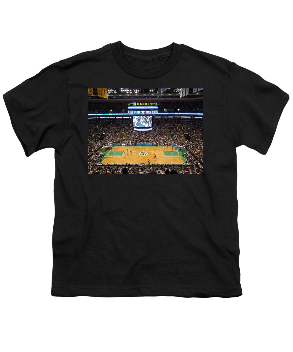 Boston Celtics Youth T-Shirt featuring the photograph Boston Celtics by Juergen Roth