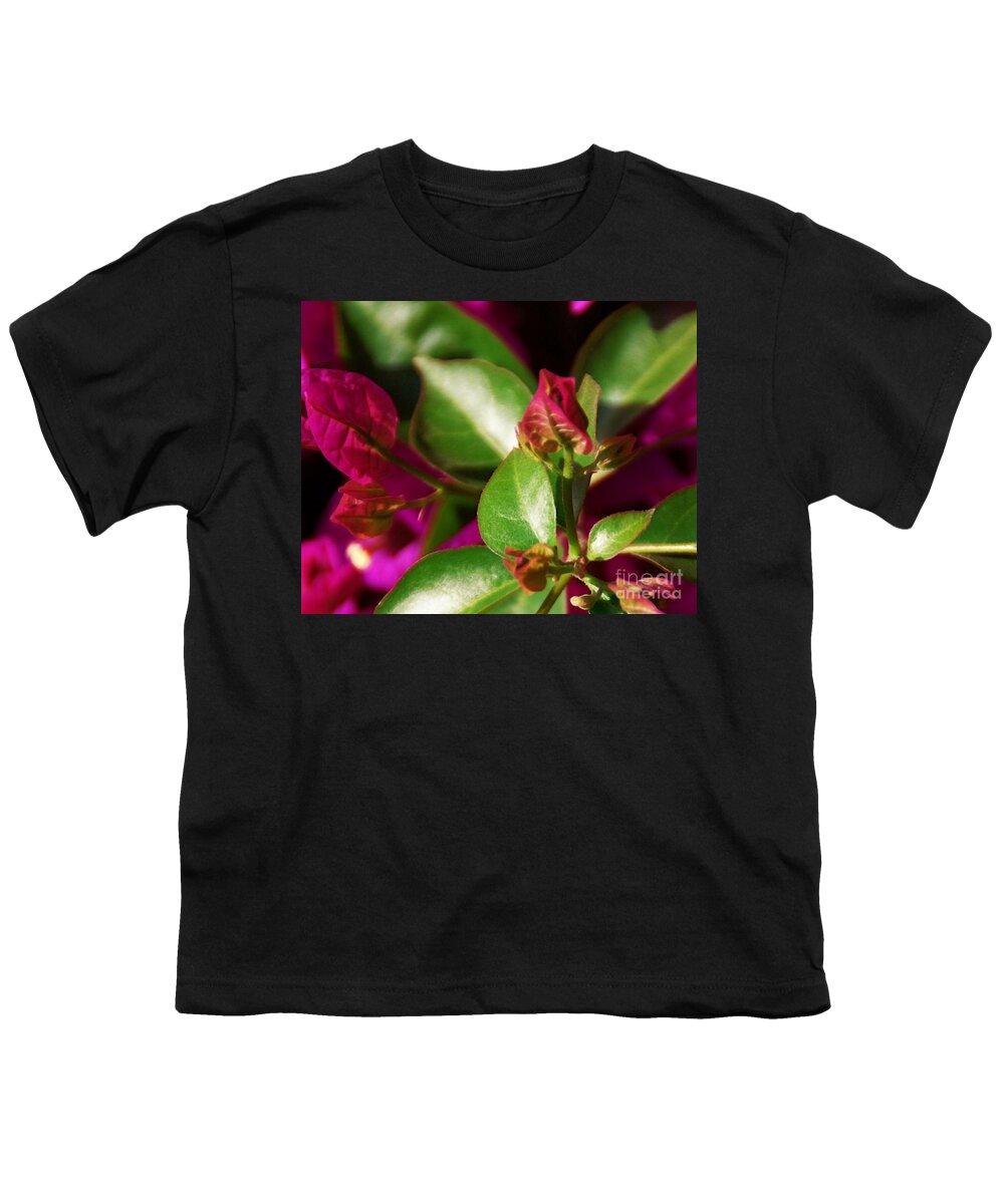 Bougainvillea Youth T-Shirt featuring the photograph Bougainvillea by Linda Shafer