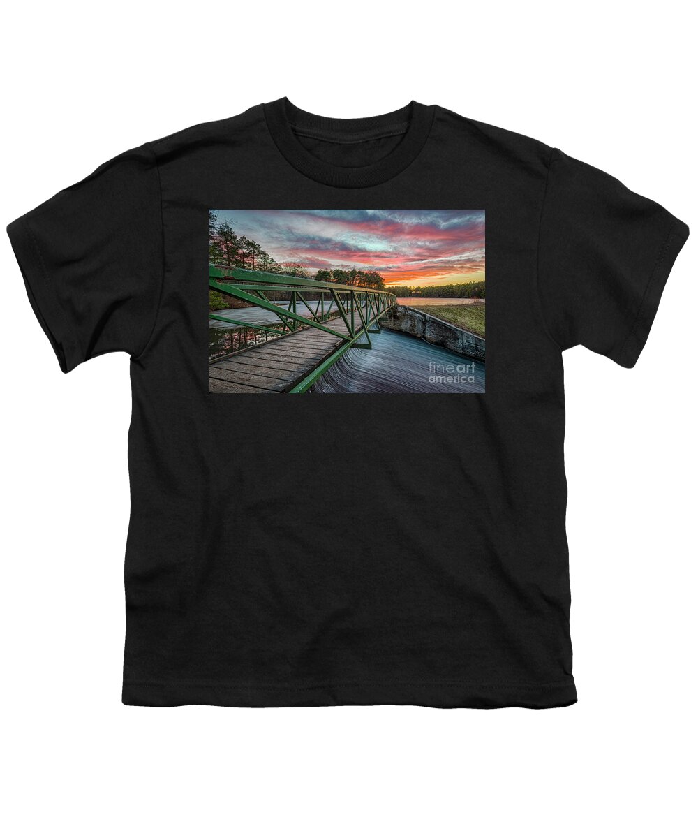 Boughton Youth T-Shirt featuring the photograph Boughton Bridge to Beauty by Joann Long