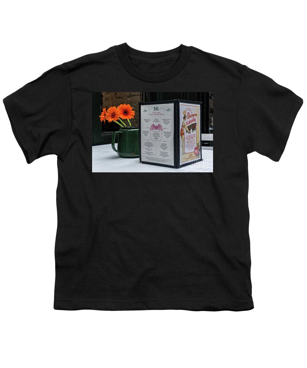 Coffee Shop Youth T-Shirt featuring the photograph Bring Me Sunshine by Steve Purnell