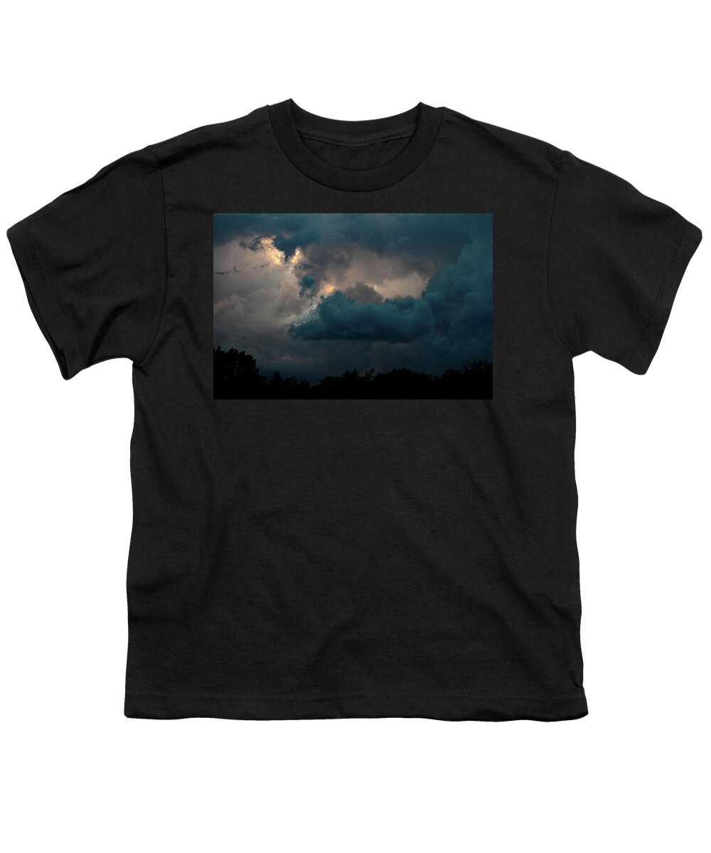 Storm Clouds Youth T-Shirt featuring the photograph Call of the Valkerie by Bruce Patrick Smith