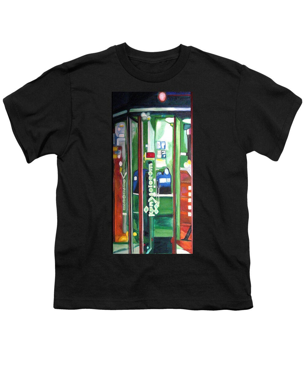 Abstract Youth T-Shirt featuring the painting Calling Dam by Patricia Arroyo