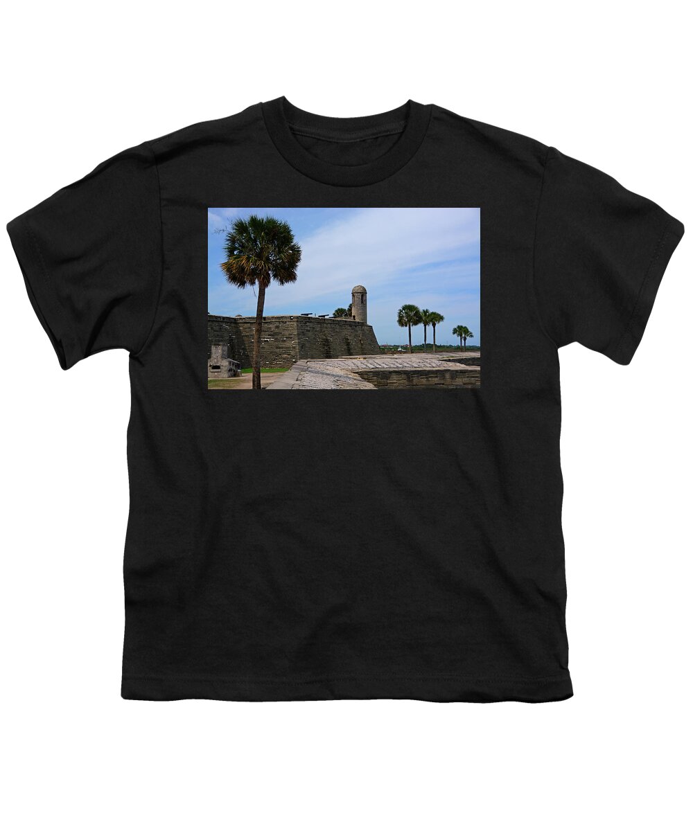 Castillo De San Marcos Youth T-Shirt featuring the photograph Castillo de San Marcos by Ben Prepelka