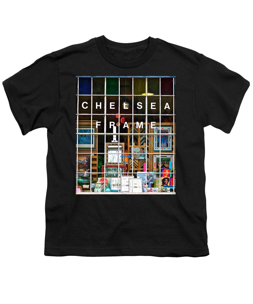 Philadelphia Facades Youth T-Shirt featuring the photograph Chelsea Frame by Ira Shander