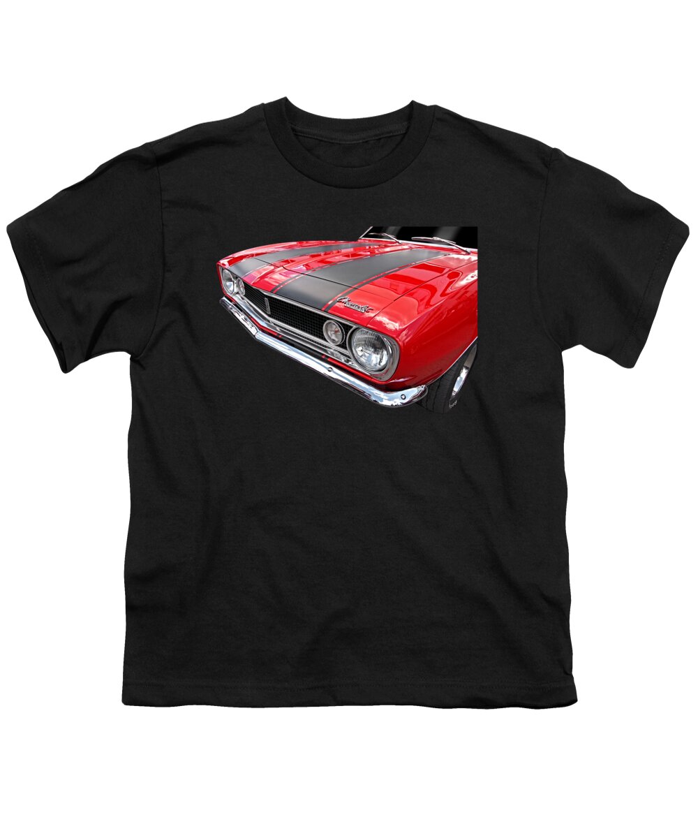 Camaro Youth T-Shirt featuring the photograph Chevrolet Camaro '67 by Gill Billington